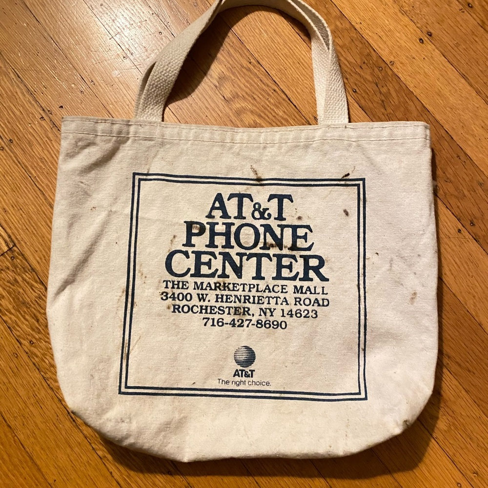 AT&T Phone Center Canvas Tote Bag